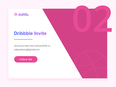 2x Dribbble invites draft dribbble invite giveaway invitation