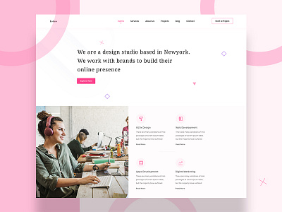 Lotuss Agency Web Template (WIP)