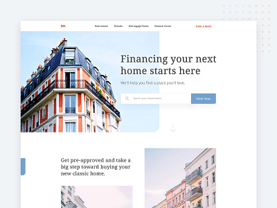 Interior Landing Page Design