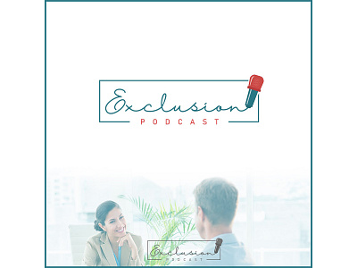 Exclusion Podcast Logo Design