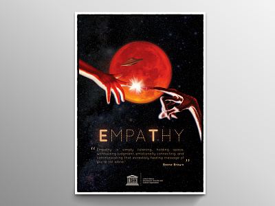 Empathy e.t. empathy empati poster poster design yunus ünsal