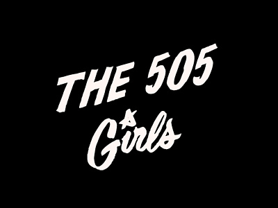 505 Girls 505 jeans custom typography punk typography