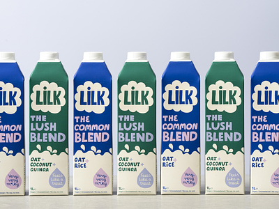 Illustrations for plant-based milks