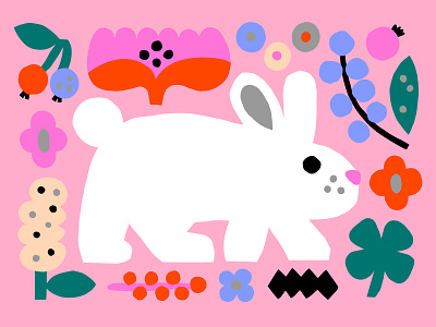 Bunny greeting card