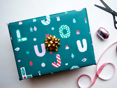 Gift Wrapping Paper designs, themes, templates and downloadable graphic  elements on Dribbble