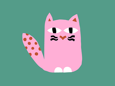 Hello Kitty animal cat character character design cute friendly happy illustration leena kisonen smile pastels sweet