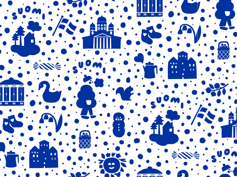 Finland Pattern by Leena Kisonen on Dribbble