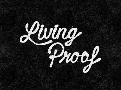 Living Proof Sketch doodle lettering living proof subform type typo typography vintage