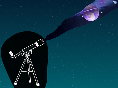 Galaxy design galaxy graphic design graphics illustration milky way sky telescope