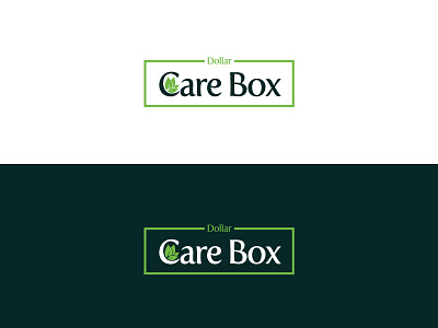Dollar Care Box Logo box design dollar care box logo minimal skin care subscription