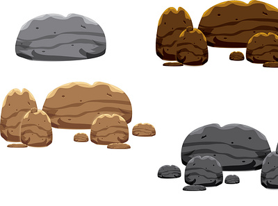 Stone Variation design graphic design illustration vector
