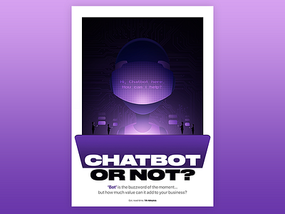 Chatbot or Not? chatbot illustration