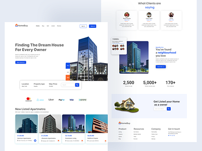 Real Estate Landing page