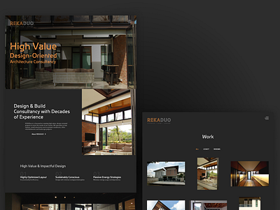 REKADUO architecture branding design kuala lumpur portfolio uiux webdesign website design