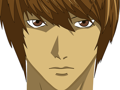 Light Yagami / Death Note anime comic death drawing japanese light note person portrait vector yagami