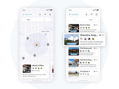 Near Me App design