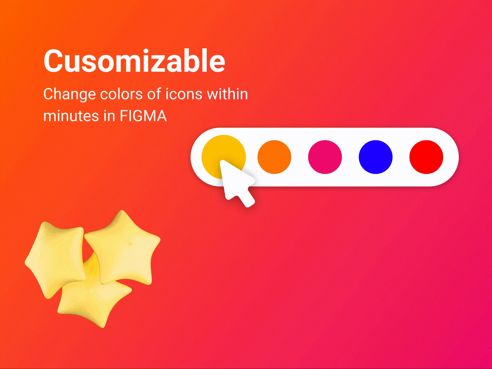 Cusomizable 3D Icons with Figma