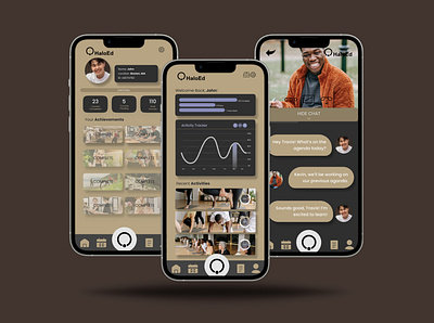 HaloEd: Skill Sharing Application Mobile Design app gvbe haloed mobile skills