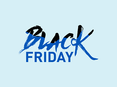 Black Friday black friday blue brush grunge logo sale