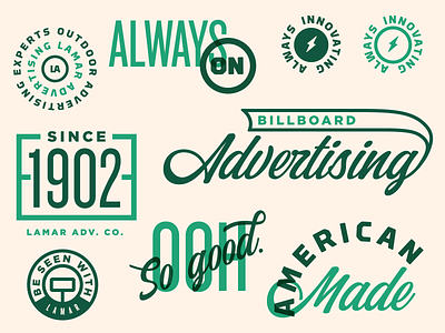 Bits & Things badge billboard brand branding green icon illustration logo louisiana shield typography