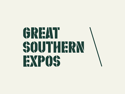 Great Southern Expos brand brand identity brand system branding convention expo fishing hunting logo outdoors south southern styleguide typography