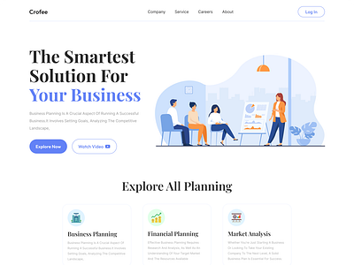 Business Problem Solution Landing Page