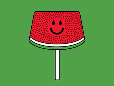 Happy Watermelon Lollipop cute happy lollipop smile smiling watermelon