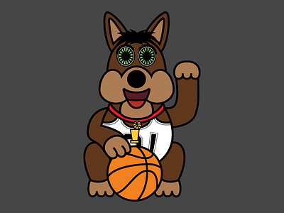 Lucky Spurs Coyote basketball cat coyote lucky san antonio spurs