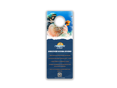 Scuba Diving Door Hanger Design door hanger scuba diving