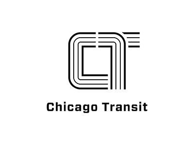 Chicago Transit air tram branding bus chicago city corporate logo mark metro reflective signage standards manual transit transportation water taxi