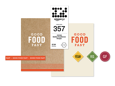 Amazon Go Packaging Kit-Of-Parts amazon amazongo brand dietary food labels packaging pattern tech