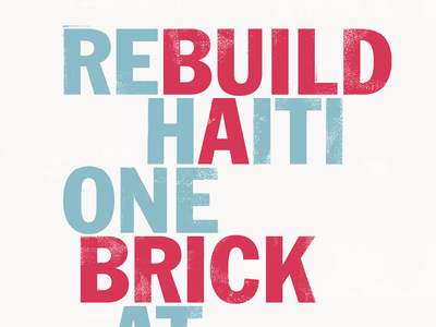 Rebuild Haiti Poster