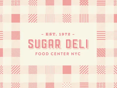 Sugar Deli Food Center NYC deli food nyc packaging pattern picnic