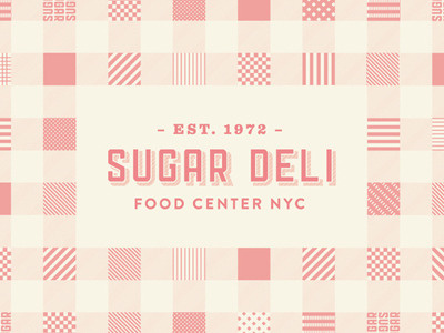 Sugar Deli Food Center NYC deli food nyc packaging pattern picnic