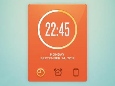 Clock widget 2