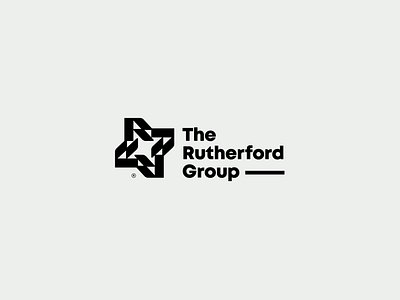 The Rutherford Groupreal branding creative design graphic design illustration logo logo design