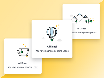 Hotdoc Illustrations baloon colour empty fun icons illustrations mountains onboarding states teacup ui