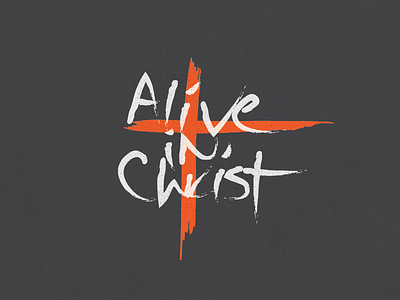 Alive In Christ alive christ christian church conference logo missions theme art youth