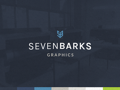 Sevenbarks Graphics branding graphics logo monogram print shop signs