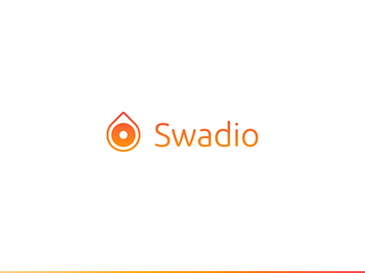 Swadio Logo (on white) app branding fitness logo music