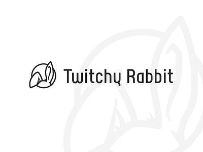 Twitchy Rabbit #thirtylogos branding ears logo mail rabbit