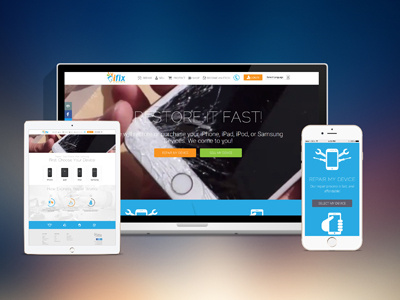 RESTORE IT FAST device ipad iphone ipod repair restore samsung web design web development wordpress