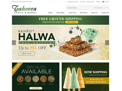 TAHOORA SWEETS & BAKERY bakery online shop products sweets