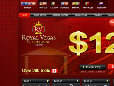Royal Vegas design html 5 seo
