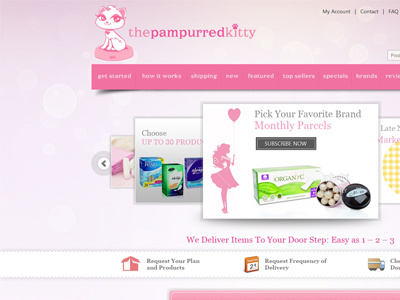 The Pampurred Kitty design html 5 seo