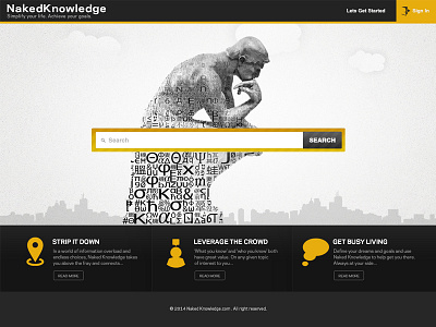 NakedKnowledge design html 5 seo