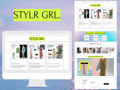Creative for Stylr Grl. brandingdesign creative direction fashion graphic design