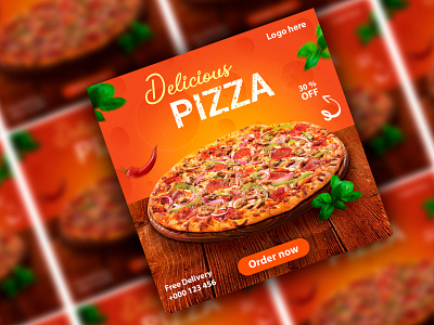 Pizza (Food) banner design