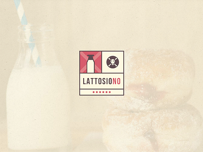 Lattosiono - Logo Design design flat illustration lactose logo logo design milk minimal