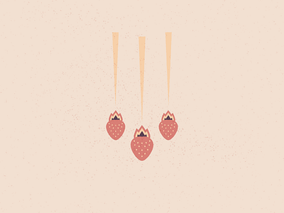 Pressure Ice Cream - Illustration Detail #3 bomb design flat geometric geometry illustration minimal missile strawberry